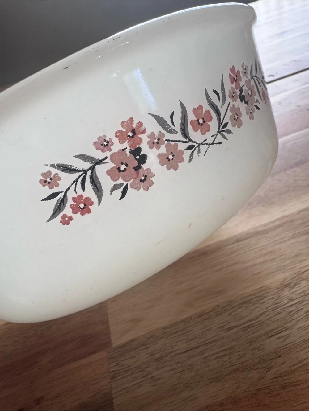 Fire King Primrose Casserole Dish - 1 Quart - cooking, baking, serving